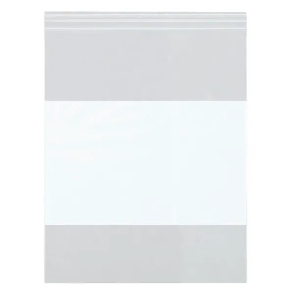 Bags - Reclosable White Block ZL2 2IN x 3IN 2MIL 1000/BX 30M/CS