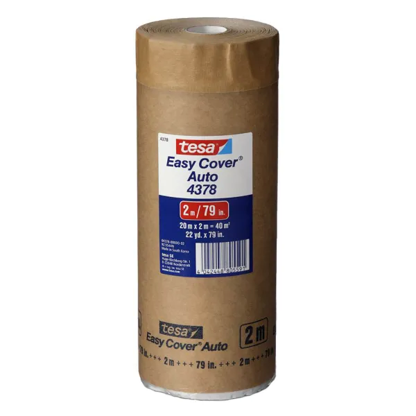 Masking Tape Automotive - Masking Film Transparent 4378 2Mx20M 6.6MIL 24/CS