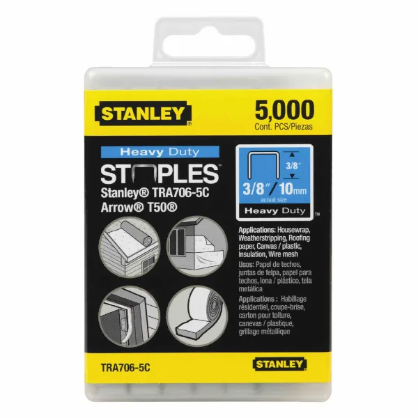 Staples - Heavy Duty TRA706-5C 3/8IN 5000/BX