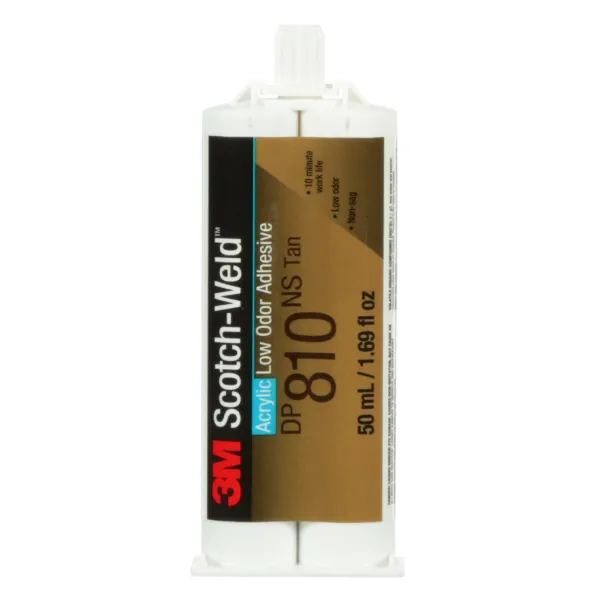 Structural Adhesive - Scotch-Weld™ Low Odour Acrylic Black DP810 50ML DUO-PAK 12/CS
