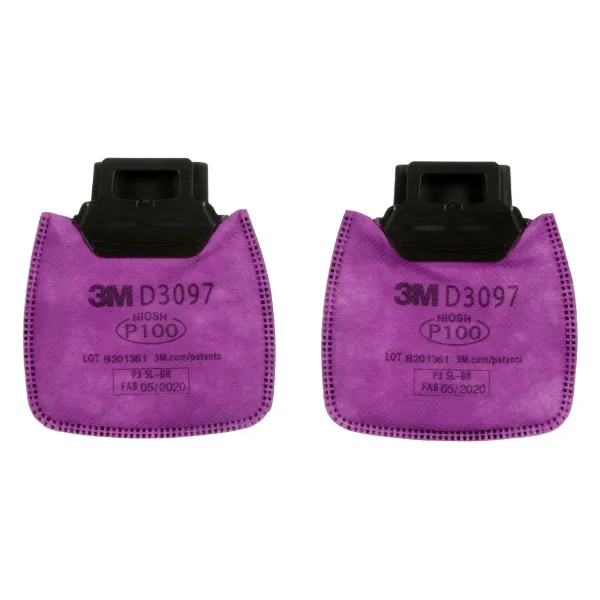 Particulate Filter - P100 Secure Click™ Nuisance Level Organic Vapour Relief Magenta D3097 50/CS