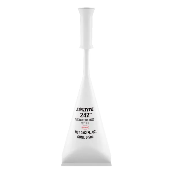 Threadlocker - Medium Strength Mil-Spec Blue 242 0.5ML SAMPLE PACK 100/CS