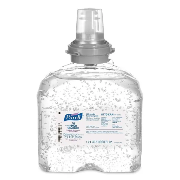 Hand Sanitizer - Advanced Hand Rub Gel Clear 5770-04-CAN00 1200ML Refill 4/CS