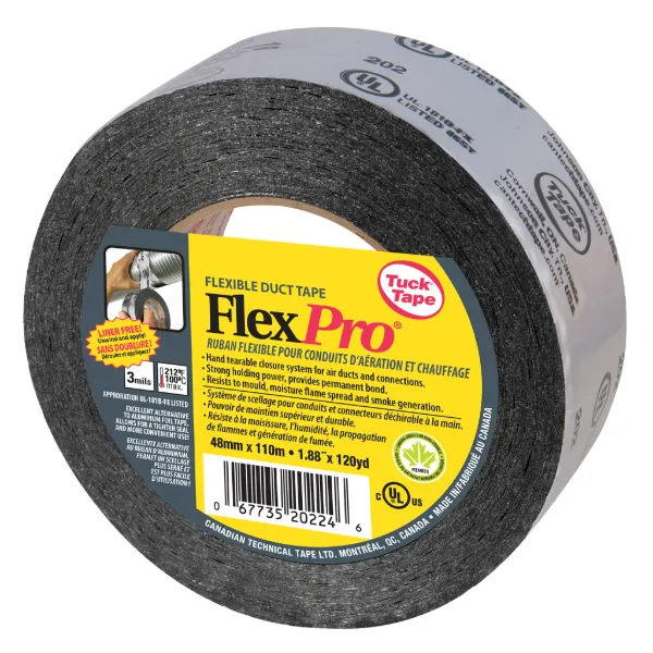 Flexible Duct Tape - FlexPro® Silver 202 48MMx110M 3MIL 24/CS