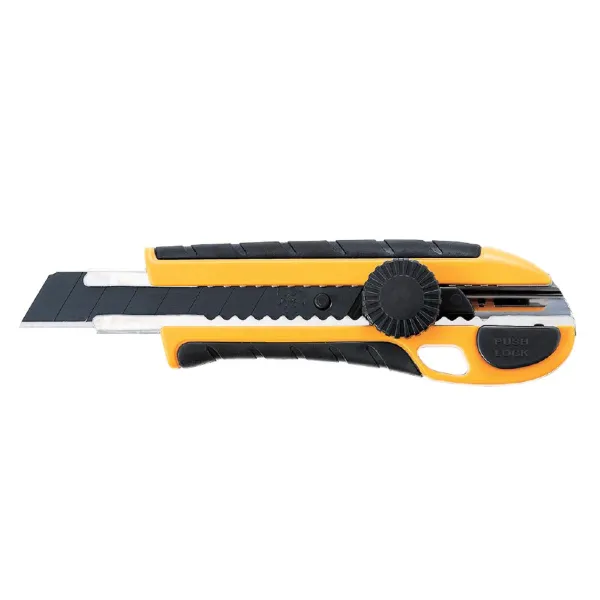 Utility Knife - GripFit Twist Lock Yellow/Black L-23 10/BX