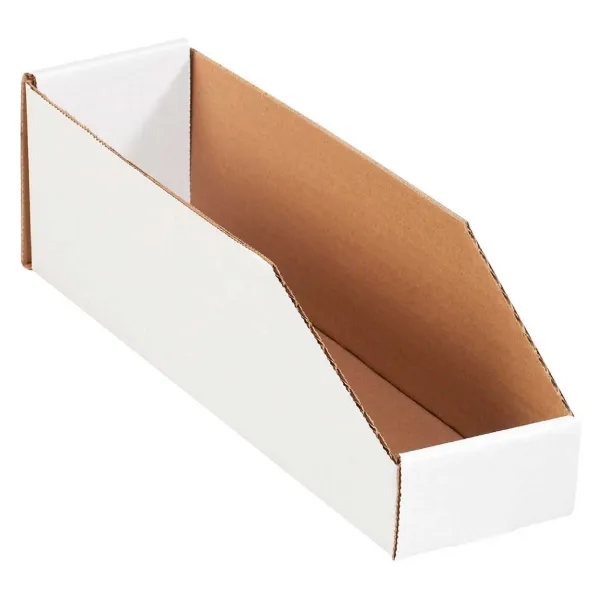 Bin Box White/Kraft Inside BB 12INx6INx4.5IN 50/BDL