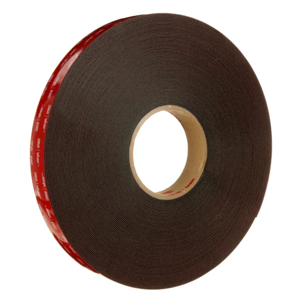 VHB Tape - Polyethylene Film Liner D/C Black 5952 12MMx33M 45MIL 6/CS