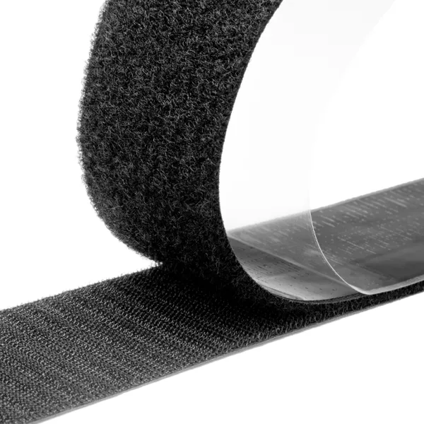 Hook Fastener - Self Adhesive Black HOOK 48MM x 25M 1/CS