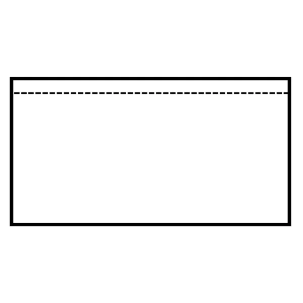 Packing List Envelopes - Plain Top Loading Clear BC200 5.5INx10IN 1000/BX