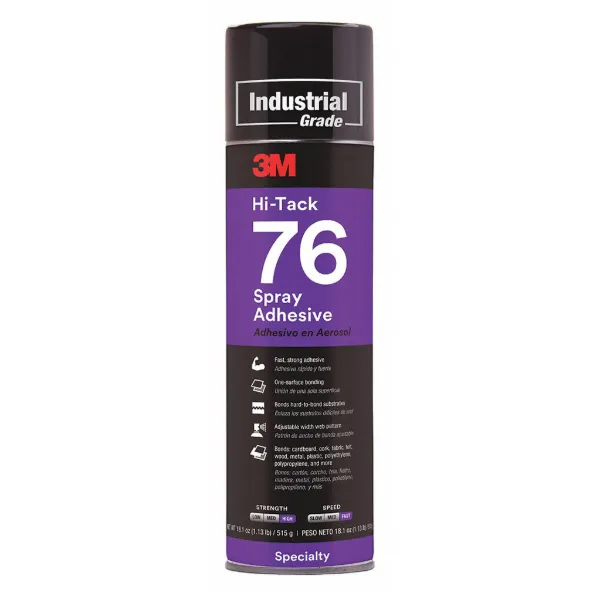 Spray Adhesive - Hi-Tack Clear 76 24OZ CAN 12/CS