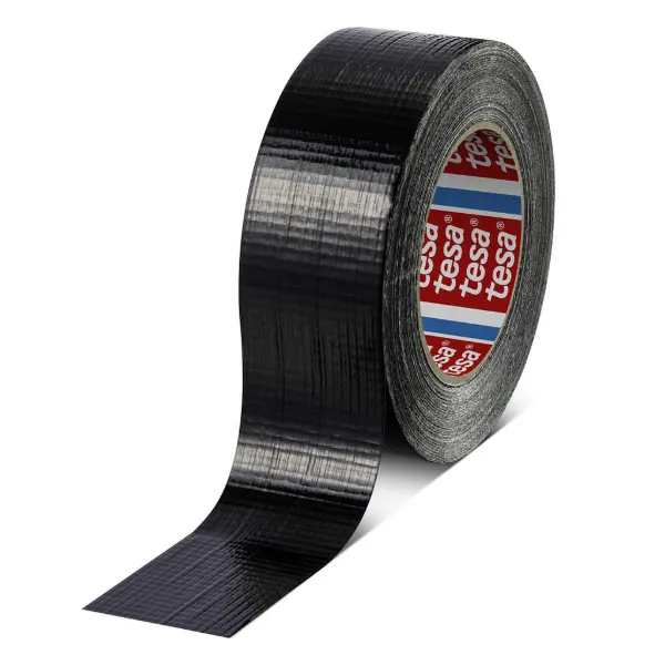 Cloth Duct Tape - Polyethylene Coated Black 64662 48MMx55M 9MIL 24/CS