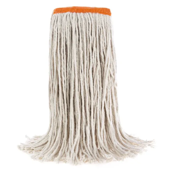 Wet Mop - Cotton Narrow Band White 1624 24OZ 10/CS