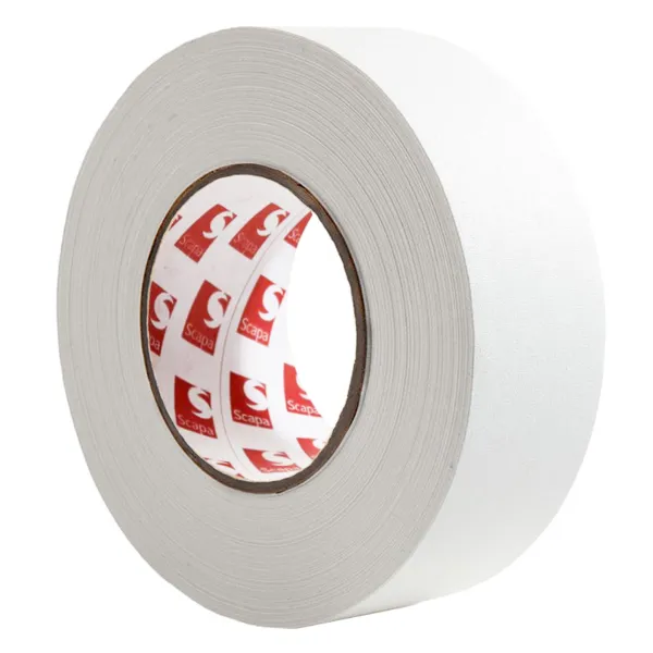 Cloth Tape - Gaffers White 124 96MMx55M 10.5MIL 12/CS