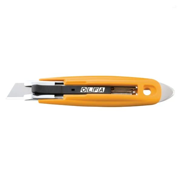 Safety Knife - Semi-Automatic Self-Retracting with Tape Slitter SK-9 6/BX