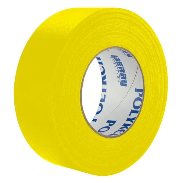 Cloth Tape - Gaffers Yellow 510 12MMx50M 11.5MIL 96/CS