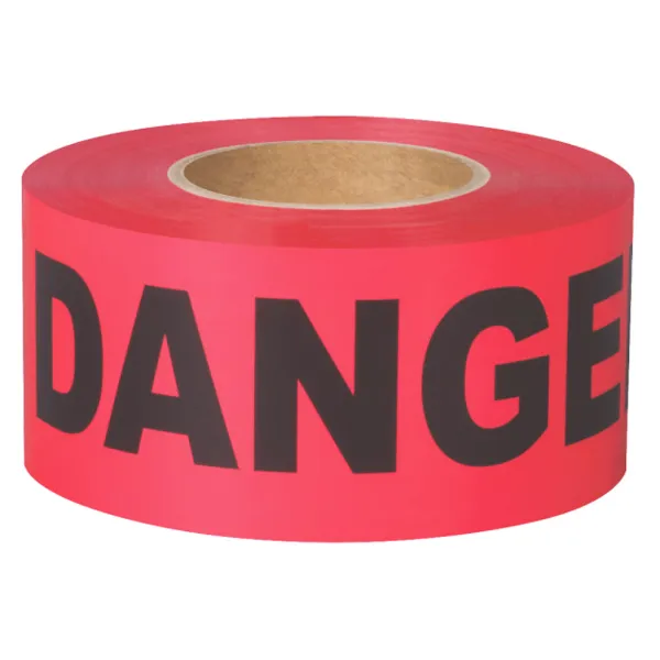 Barricade Tape - "Danger" Black/Red S1-745 3IN x 1000FT