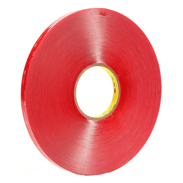 VHB Tape - Polyethylene Film Liner D/C Clear 4905 6MMx66M 20MIL 36/CS