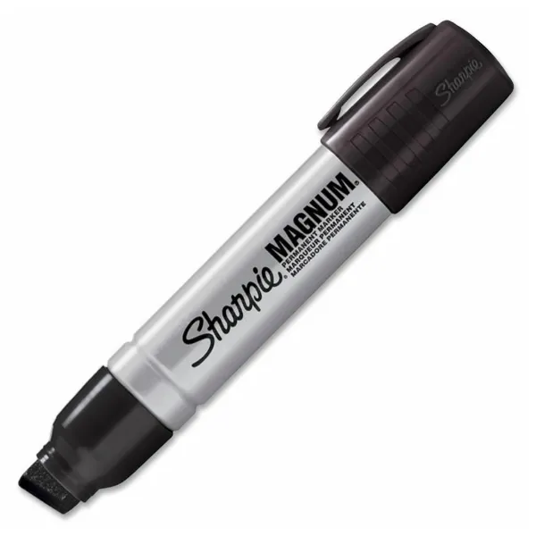 Marker - Magnum® Jumbo Chisel Tip Black 44001 12/BX