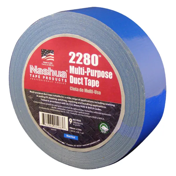 Cloth Duct Tape - Polyethylene Coated Blue 2280 48MMx55M 9MIL 24/CS