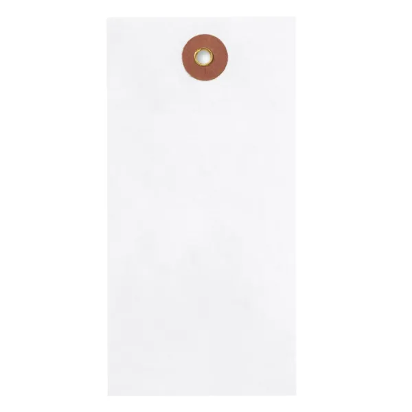 Shipping Tags White TYVEK8 6.25INx3.125IN #8 1000/BX