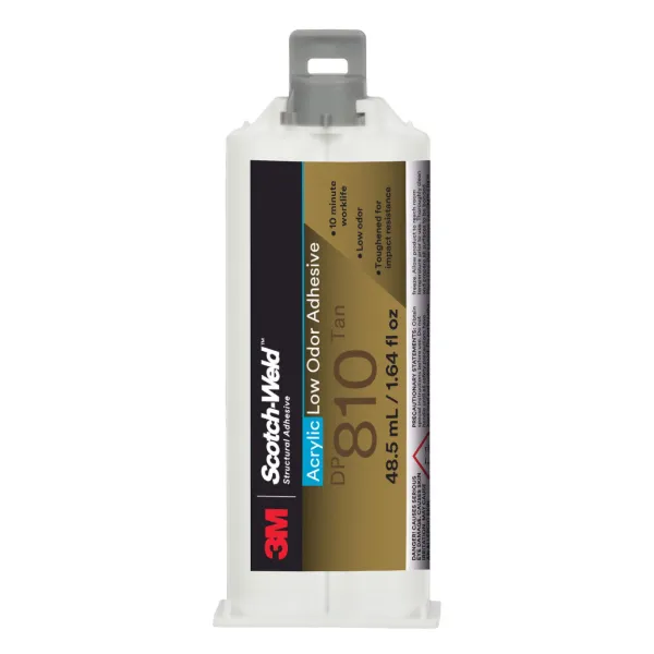 Structural Adhesive - Scotch-Weld™ Low Odour Acrylic Tan DP810 48.5ML DUO-PAK 12/CS
