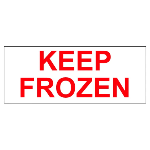 Labels - "Keep Frozen" Red/White SDL10 2IN x 5IN 500/RL