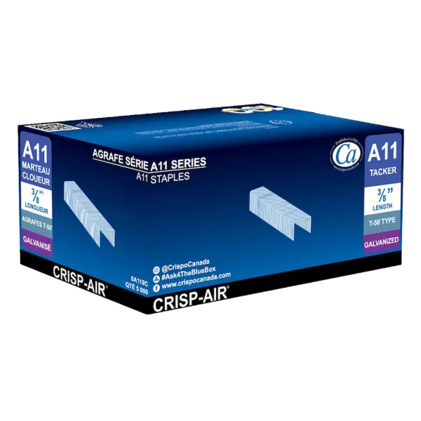 Staples - A-11 Series Galvanized 0A119C 3/8IN 5000/BX