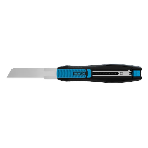Utility Knife - Secunorm 380 Retractable Carbon Steel Plastic Handle 380001.02 18MM 1/CS