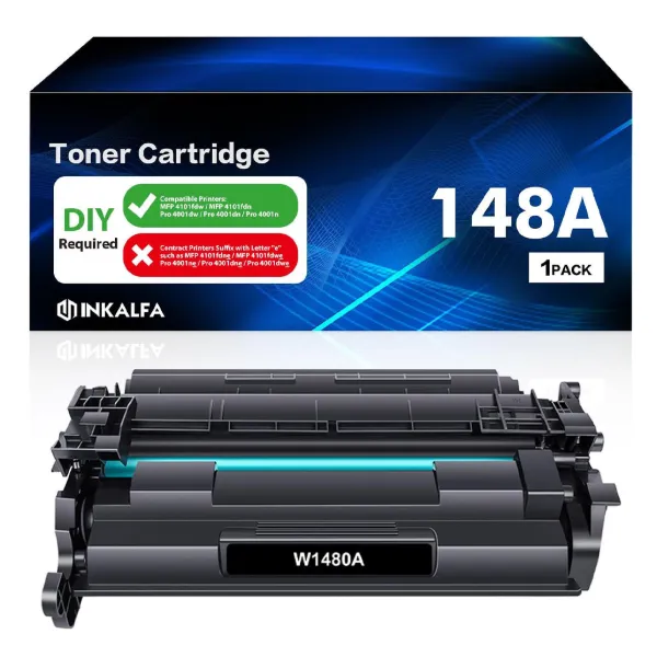 Toner Cartridge Black 148A W1480A 2/CS