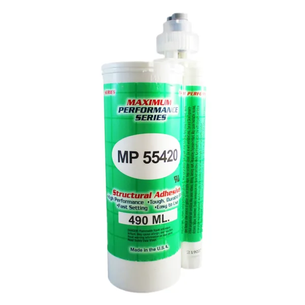 Structural Adhesive - Toughened Methacrylate Light Yellow MP55420/5520 490ML TWO-PART 10/CS