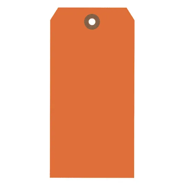 Shipping Tags Orange ST8 6.25IN x 3.125IN #8 1000/BX