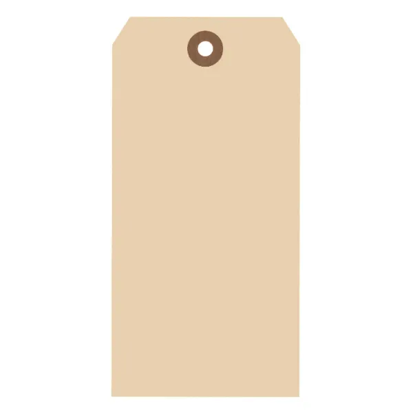 Shipping Tags Manila ST8 6.25IN x 3.125IN #8 1000/BX