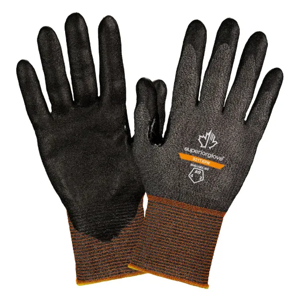 Gloves - Cut Resistant Dexterity Pro™ Nitrile Palm ANSI A9 Black/Grey S21TXPN Large-9